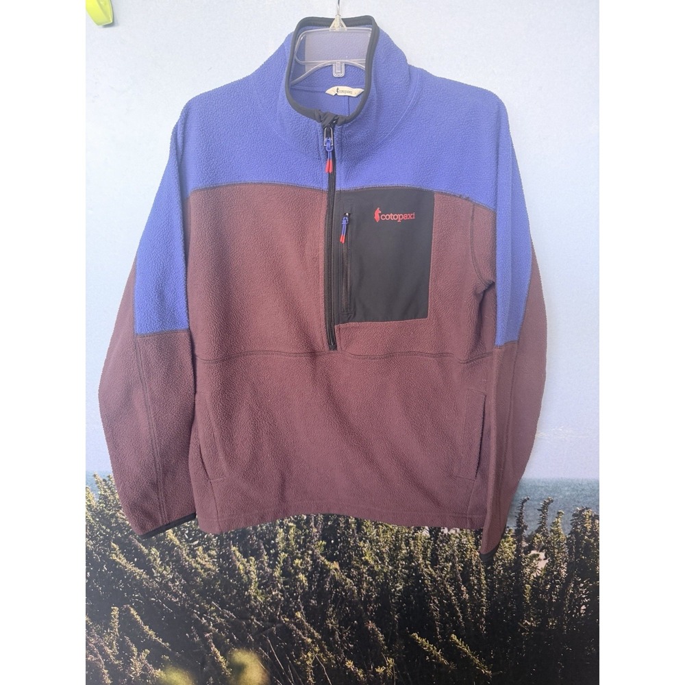 Cotopaxi Abrazo Half Zip Fleece Pullover Women's Large L Colorblock Recycled